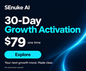 SEnuke AI Google Ads creative preview